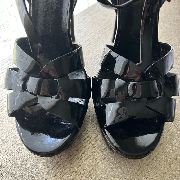 Authentic Saint Laurent tribute t strap platform heel - Picture 4 of 9
